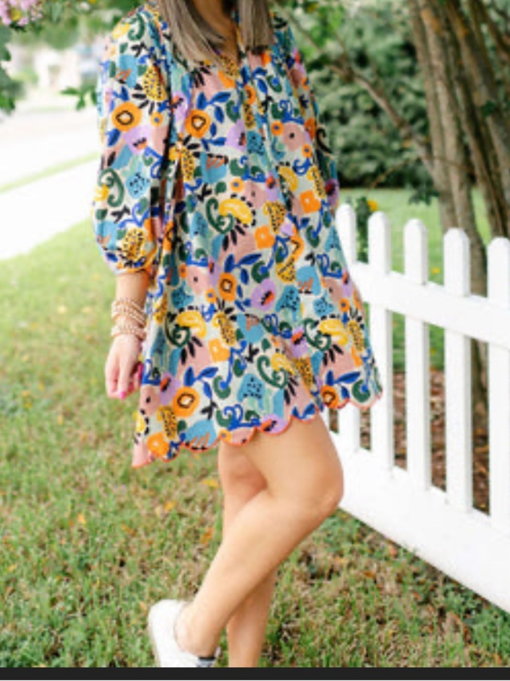 Karlie Floral Poplin Garden dress large